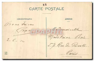 Vale de Argelès (no fundo, o vilarejo de St-Savin) — Les Hautes-Pyrénées — Phototype Laroche Frères, Toulouse — Verso