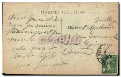 Lourdes — A Basílica e a montanha do Calvário — Os Pirineus — Verso