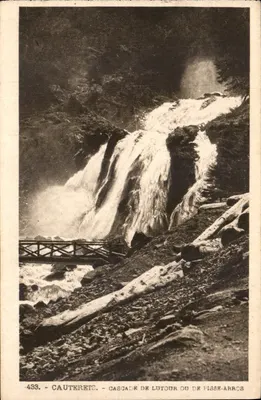 Cauterets — Wodospad Lutour lub Pisse-Arros — Helio-grawura Bracia z Toulouse — nr 433
