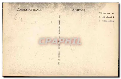 SAINI-SAUVÉUR — O Ponte Napoléon — editor Levý e Meurin, Paris — Verso
