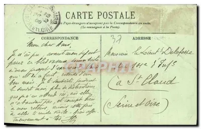 Chinon — Het Kasteel — Les Dourves en de Toren van Boissy — LL. n°27 — Achterkant