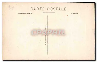 Chenonceaux (Loire-et-Loire) - Das Schloss - Der Vestibül - R. D. — Rückseite