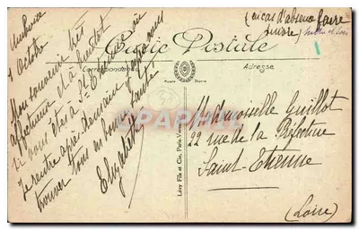 Amboise — O Castelo e o Quai — Lévy Fils e Cie, Paris — Verso