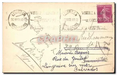 Lourdes - Bazylika i Góra — Wydawnictwo Kościoła Katolickiego, n° 233 — Rewers
