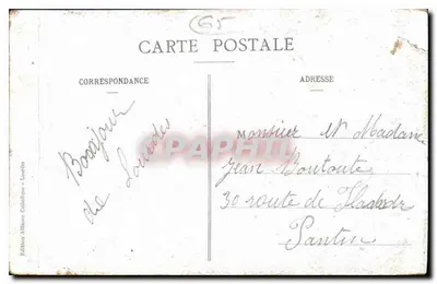 Aparición de la Virgen a Bernadette — 25 de Marzo de 1858 — Edición Altiarez Católica - Lourdes — Reverso