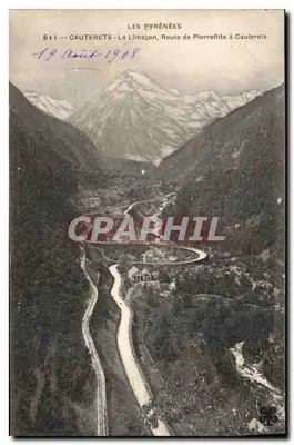 Cauterets - Le Limacon, Estrada de Pierreffitte a Cauterets — Os Pirineus, n°511