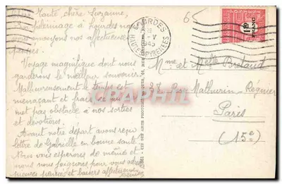 Lourdes — Ogólny widok z Zamku-Fortu — Cie des Arts Pyrénéens — Rewers