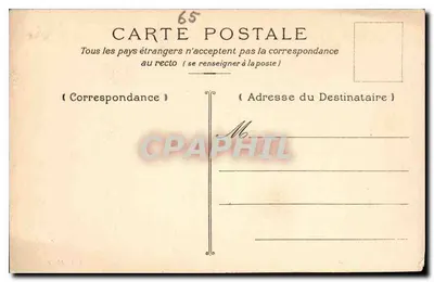 Wąwoz Cauterets — widok panoramiczny — seria 402 — Rewers
