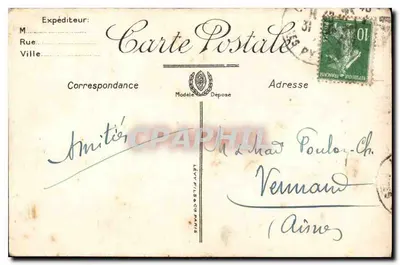 Bois d'Arcy - O Calvário - A Primeira Estação - Lévy Frères Paris — Verso