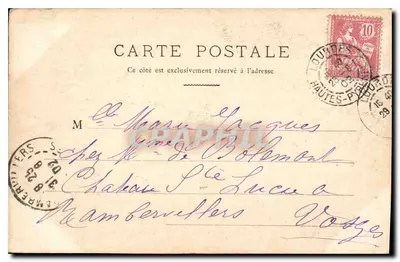 Lourdes — Gruta Santa Magdalena — T. Kühnour, n°54 — Verso