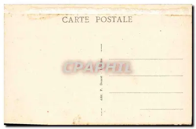 Lourdes — Panorama miasta, widok z Pic du Jer — P. Doucet — Rewers