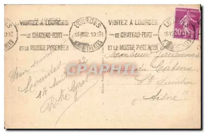 Lourdes — Zamek i Muzeum Pyrenes — Wydawnictwo Lourdes — Rewers