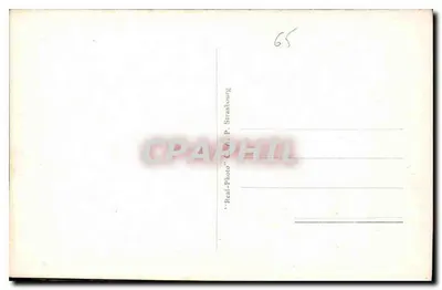 Lourdes — O Castelo Forte e o Gave — editor C.A.P. Strasbourg — Verso