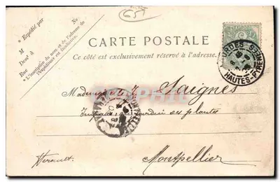 Lourdes. El Fuerte visto desde el Calvario — V. P. Paris N. 24 — Reverso