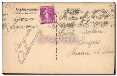Lourdes — Lembrete de Lourdes — editor LL n°15 — Verso