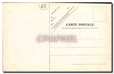 Lourdes — O Forte e o Ponte sobre o Gave — V.P. Paris No. 18 — Verso