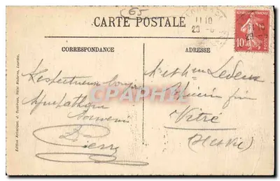 Lourdes — Dolina Argelès i Pireneje widziane z Pic du Jer — Wydawnictwo Arteligne, Néral Moderne, Lourdes, n° 157 — Rewers