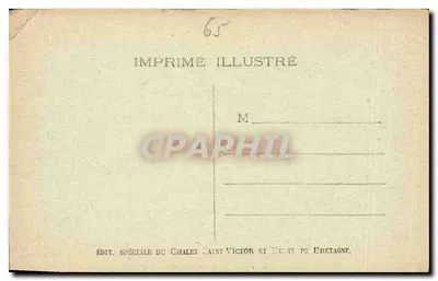 Lourdes — La Basilique et le Gave — Imprime Illustré — Verso