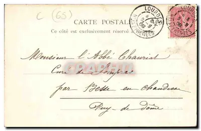 La Grotte de Lourdes — Pèlerinage à la grotte — Édition de l'Alliance Catholique, Lourdes — n° 1 — Rewers