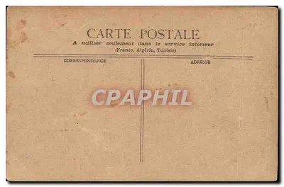 O Castelo de Fontainebleau — vista do parque e do lago — editor não identificado — Verso