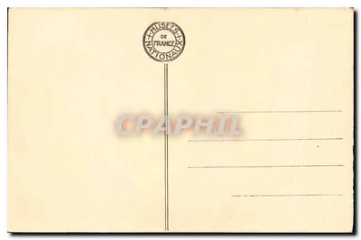 Pałac w Fontainebleau — Salony Louisa XIII — wydawca A.L. nr 10 — Rewers