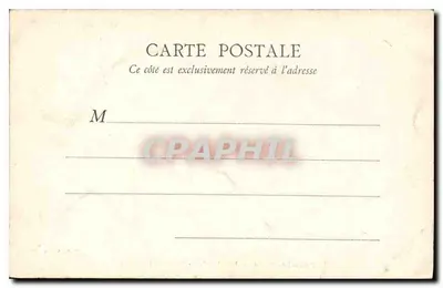 Fontainebleau - Antecâmara - Salão de recepção — B.F., PARIS — Verso