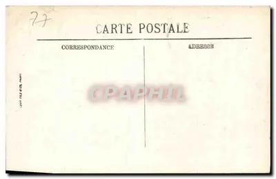 Fontainebleau — Le Palais — Chambre à coucher de Napoléon 1er — N.G. — n° 355 — Verso