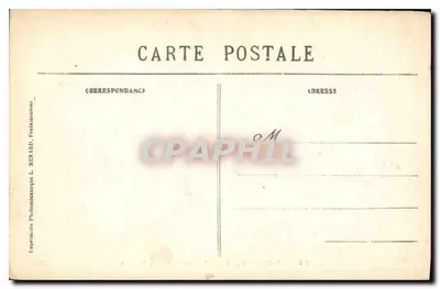 Palacio de Fontainebleau — Galería Henri II — Colección Artística L. M. — Reverso