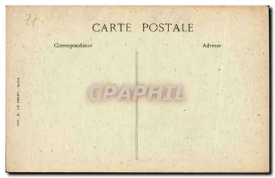 Paleis van FONTAINEBLEAU — Zaal van François I — Uitgever E. Le Deley, n° 270 — Achterkant