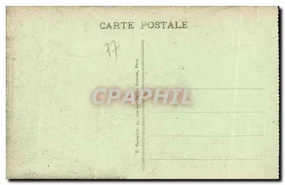 Palácio de Fontainebleau — Quarto de recanto de Marie-Antoinette — A. P. — Verso