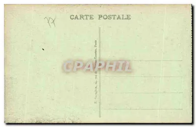 Palast von Fontainebleau — Appartements des Papstes — Schlafzimmer — A. P. n°16 — Rückseite
