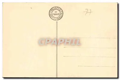 Palácio de Fontainebleau — Salão das Tapeçarias — editor A.L. n°9 — Verso