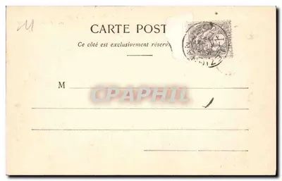 Narbonne, o antigo Arcebispo — vista das ruínas e do ponte — editor L. Janton, Narbonne, n°10 — Verso