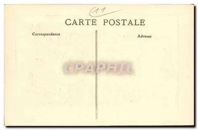 Miasto Carcassonne — Wielka Côte bramy Aude — E. Roudière, wydawca — Rewers