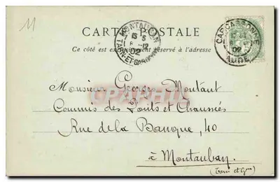 Cidade de Carcassonne, Igreja de São Nazário, o Transcepto — J. Salibert, n°21 — Verso
