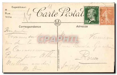 Carcassonne (Cité) — Le Alte Lices — LL. — Verso