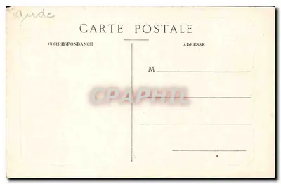 Miasto Carcassonne — Wieże Narbonnaise i Trésault — E. Boudiere, wydawca — Rewers
