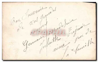 Jovem mulher segurando um buquê — 'Feliz Natal' — cartão postal de Natal — Verso