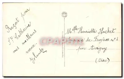 Madame Catherine — retrato feminino — FOX PARIS 3770 — Verso
