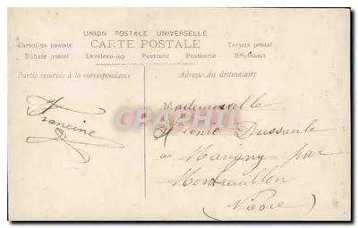 Niña — delante de un jarrón de flores — editor REX, n° 3002 — Reverso
