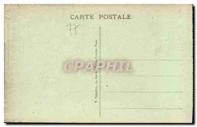 Palácio de FONTAINEBLEAU - Quarto de Napoléon Ier — A.P. n°2 — Verso