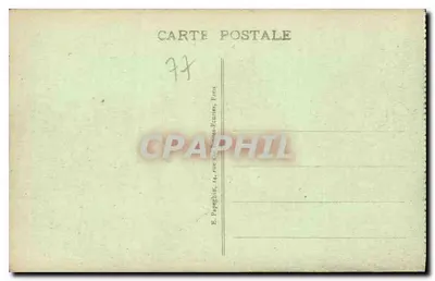 Paleis van FONTAINEBLEAU — De Ovale Hof en het Baptisterium — A. P. — Achterkant