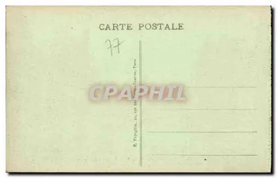 Paleis van FONTAINEBLEAU - De Kapel — A.P. n°17 — Achterkant
