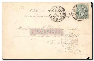 Palácio de Fontainebleau — Salão da Sra. de Maintenon — editor anônimo, n° 34 — Verso