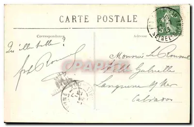 Palácio de Fontainebleau — Galeria Henri II — Mesa posta para S.M. o Rei da Espanha (8 de Maio de 1913) — Verso