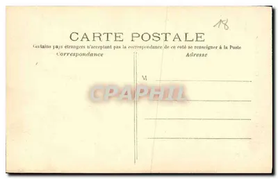 Meillant (Cher) — Castelo, Escada — Editor não identificado, n° 44 — Verso