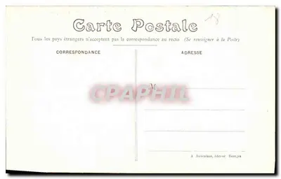 Bourges — Pałac Jacques-Cœur — wydawca Auxenfans, nr 864 — Rewers