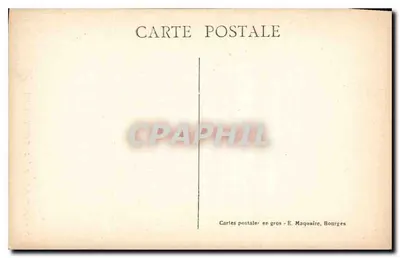 Bourges - Façada katedry — Wydawca E. Maquaire, n° 201 — Rewers