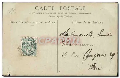 Bourges — Pałac Jacques Cœur — Collections ND Phot — Rewers