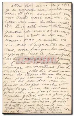 Casal apaixonado — Paris — J-P Paris n°220 — Verso